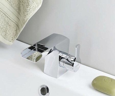 Смеситель Wasserkraft 4869 для раковины, каскадный, хром