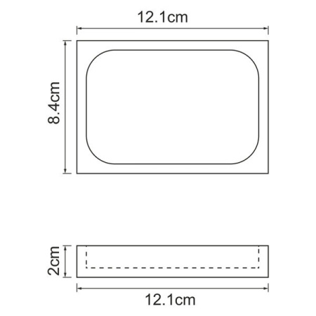 Мыльница Wasserkraft Kammel, белый/серый, K-9129