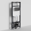 Инсталляция для унитаза Wasserkraft Alme 15TLT.010.ME.MB04, механическая клавиша черная матовая