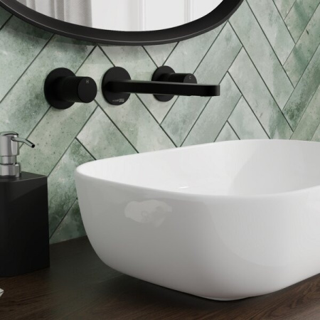 Смеситель для раковины Wasserkraft Fulda, черный матовый, 5245