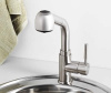 Смеситель Wasserkraft WERN 4266 для кухни с выдвижным изливом, матовый хром