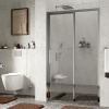 Душевая дверь в нишу Wasserkraft Lopau 32S, 120 х 200 см, профиль хром, стекло прозрачное, 32S05L/R