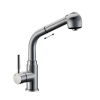 Смеситель Wasserkraft WERN 4266 для кухни с выдвижным изливом, матовый хром