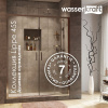 Душевой уголок Wasserkraft Lippe 45S01, 90 х 90 см, четверть круга, стекло прозрачное