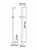Душевая штанга Wasserkraft A037, хром