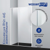 Душевой уголок Wasserkraft 44S22, прямоугольный, 100 х 90 см