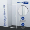 Душевой уголок Wasserkraft 19P03, квадратный, 90 х 90 см