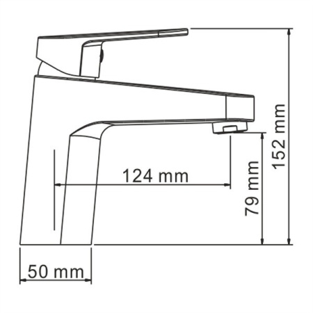Смеситель для раковины Wasserkraft DO 5303, хром