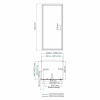 Душевой уголок Wasserkraft Salm 27I41, прямоугольный, 100 см
