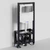 Инсталляция для унитаза Wasserkraft Dill 61TLT.010.ME.PB03, механическая клавиша черная