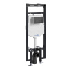 Инсталляция для унитаза Wasserkraft Dinkel 58TLT.010.ME.MB03, механическая клавиша черная матовая