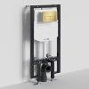 Инсталляция для унитаза Wasserkraft Vils 56TLT.010.ME.MG03, механическая клавиша золото матовое