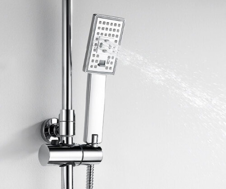 Душевая стойка Wasserkraft A17702, для душа, хром