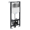 Инсталляция для унитаза Wasserkraft Aller 10TLT.010.ME.PB03, механическая клавиша цвет черный глянец