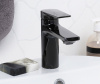 Смеситель для раковины Wasserkraft 6603, черный глянец