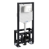 Инсталляция для унитаза Wasserkraft Dill 61TLT.010.ME.BN04, механическая клавиша никель