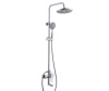 Душевая стойка Wasserkraft A16601, верхний душ 22,2 см, с изливом, хром