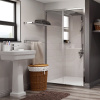 Душевая дверь в нишу Wasserkraft Main, универсальная, 130 х 200 см, 41S30