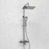 Душевая стойка Wasserkraft, термостатическая, с изливом, цвет хром, A199.069.126.010.CH Thermo