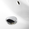 Донный клапан Wasserkraft A024 Push-up, с переливом, хром