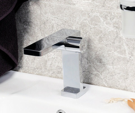 Смеситель для раковины Wasserkraft 1510 с прогрессивным картриджем, хром