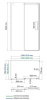 Душевой уголок Wasserkraft, 80 см, стекло прозрачное (58R06)