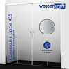 Душевой уголок Wasserkraft Lippe 45S01, 90 х 90 см, четверть круга, стекло прозрачное