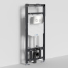 Инсталляция для унитаза Wasserkraft Alme 15TLT.010.ME.BN01, механическая клавиша никель