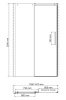 Душевая дверь в нишу Wasserkraft 58R31 140 х 200 см