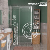 Душевой уголок Wasserkraft Vils 56R15, 110 х 90 х 200 см, профиль серебристый, стекло прозрачное
