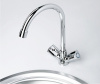 Смеситель Wasserkraft AMPER 2907 для кухни с поворотным изливом, хром