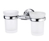 Стакан с держателем Wasserkraft Isen, двойной, K-4028D