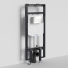 Инсталляция для унитаза Wasserkraft Dinkel 58TLT.010.ME.BN03, механическая клавиша никель