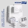 Смывной бачок для унитаза Wasserkraft Aller 10TLT.031.ME.BN02, с механической кнопкой смыва цвет - никель