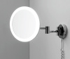 Настенное косметическое зеркало Wasserkraft Серия К, с 3-х кратным увеличением и Led-подсветкой, цвет держателя - хром, K-1004