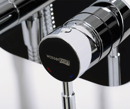 Гигиенический душ Wasserkraft 4138, со смесителем, C ВНУТРЕННЕЙ ЧАСТЬЮ, C ВНУТРЕННЕЙ ЧАСТЬЮ, хром