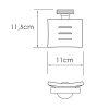 Мыльница Wasserkraft Tauber K-64429, держатель никель