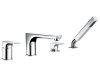 Смеситель Wasserkraft Salm 2755 на борт ванны, на 4 отверстия, хром