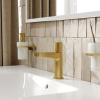 Смеситель для раковины Wasserkraft Schunter, золото матовое, 8203