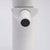 Смеситель Wasserkraft Mindel, для биде, с донным клапаном, цвет белый Soft-touch, 8506