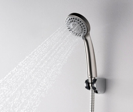 Душевая лейка Wasserkraft A120 3-функциональная, матовый хром