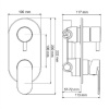 Душевой комплект Wasserkraft 8500 А85161, цвет белый Soft-touch