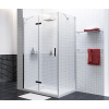 Душевой уголок Wasserkraft Aller Black L/R, 120 х 100 см, стекло прозрачное, 10H10LBLACK