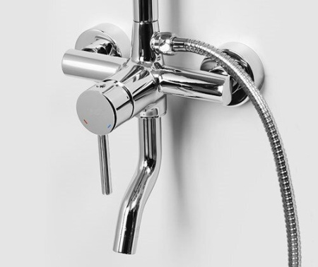Душевая стойка Wasserkraft, хром, A14401