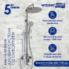 Душевая стойка Wasserkraft, цвет хром, A166.116.127.010.CH