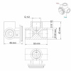 Смеситель для раковины Wasserkraft Kammel 1800 A18583, цвет хром