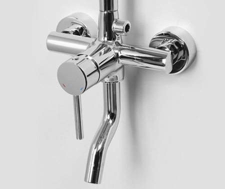 Душевая стойка Wasserkraft, хром, A14401