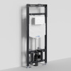 Инсталляция для унитаза Wasserkraft Alme 15TLT.010.ME.WM02, механическая клавиша белая матовая