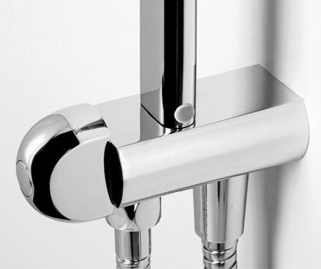 Душевой гарнитур Wasserkraft A042 с верхним душем 30 х 20 см, хром