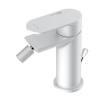 Смеситель Wasserkraft Mindel, для биде, с донным клапаном, цвет белый Soft-touch, 8506